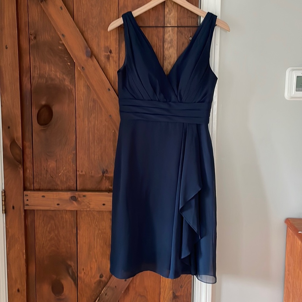 Azazie Navy Bridesmaid Dress